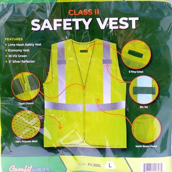 COMFITWEAR High Visibility Safety Vests for Construction Work Traffic Safety - Picture 5 of 5